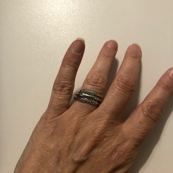 Ann Taylor Bamboo Stackable ring set - Picture 5 of 6